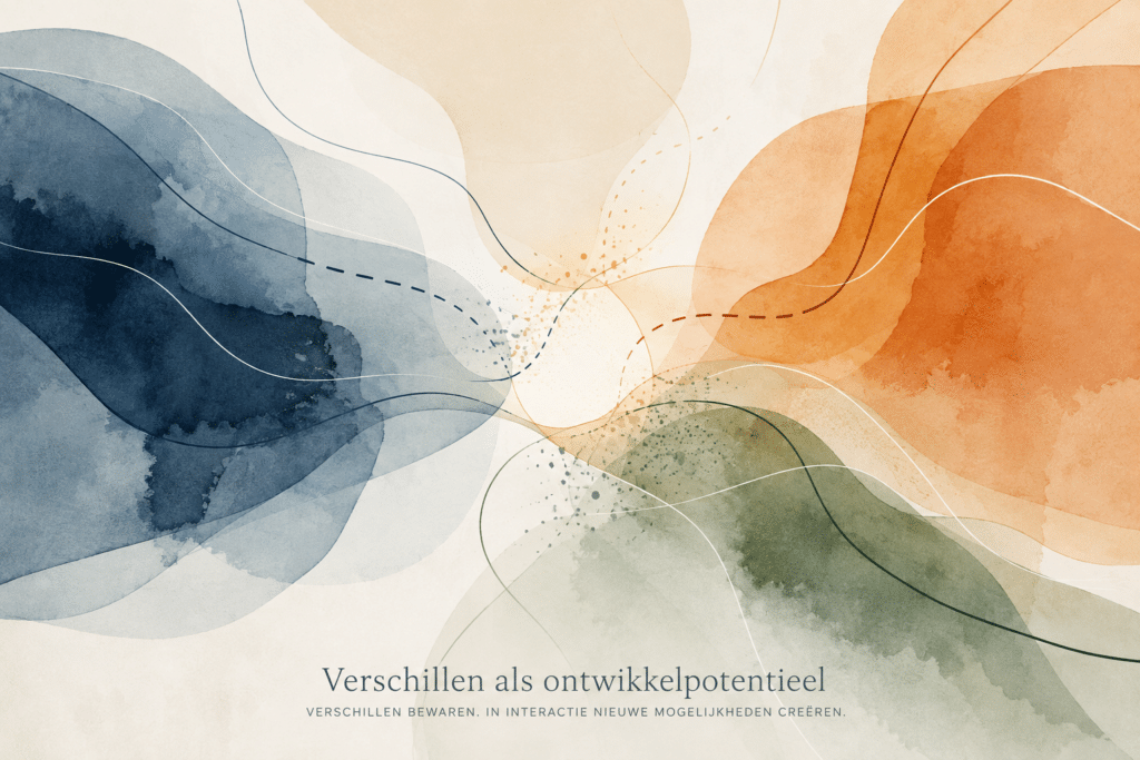 Verschillende vormen ontmoeten elkaar en creëren nieuwe ruimte – verschillen als ontwikkelpotentieel